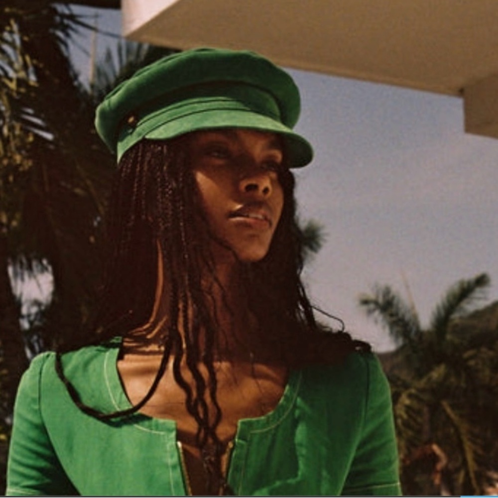 NEW Lack of Color “Lola” Green Suede Hat - Picture 6 of 11